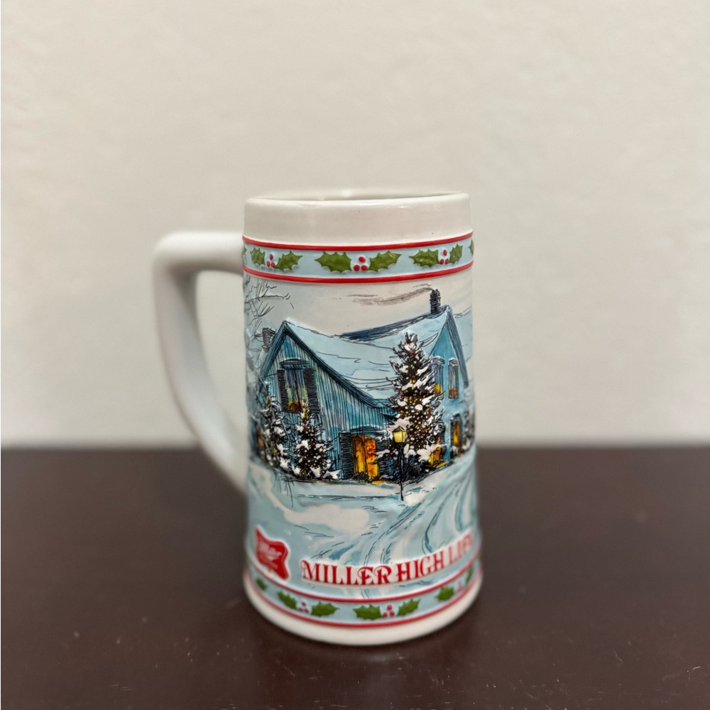 Vintage Miller High Life Holiday Stein